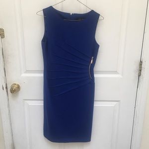 🦋Royal Blue Ivanka Trump starburst sheath dress🦋